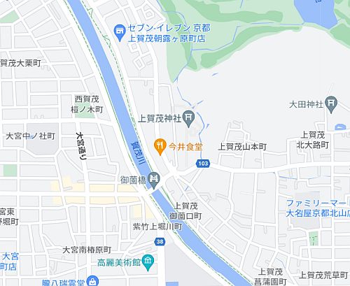 上賀茂神社map