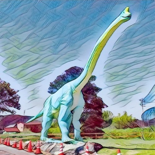イブキスポーツパーク・ビッグブレス（滋賀県米原市）こんなところで恐竜発見！