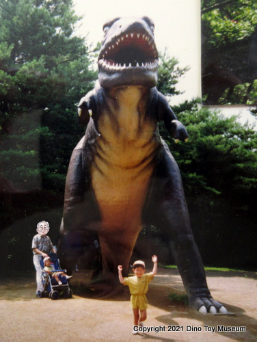 水戸市森林公園　「恐竜の森」の過去・・・・・古生物や恐竜たちは”怪獣”だった！