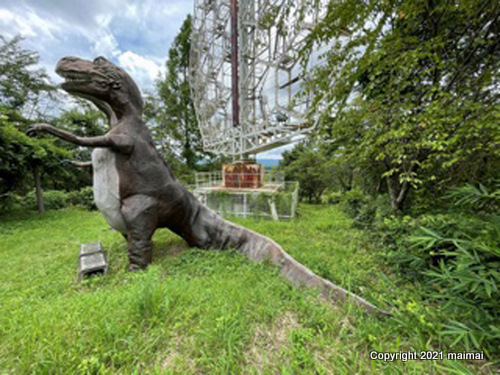 こんなところで恐竜発見！　男女山（おとめやま）公園（岡山県鏡野町）