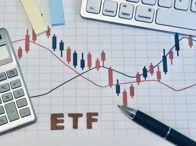 ETFの基準価額のグラフ