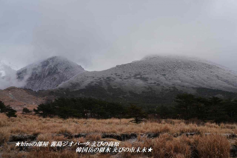 hiroの部屋　霧島ジオパーク えびの高原韓国岳の樹氷 えびの市末永